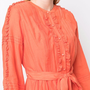 fashion wholesale ladies Linen Blend Maxi dress elegant customized women tyle Strap Detail casual Loose Slip dresses