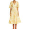 OEM casual dresses | wholesale ladies floral maxi dress | Deep V neck dress | elegant women dress