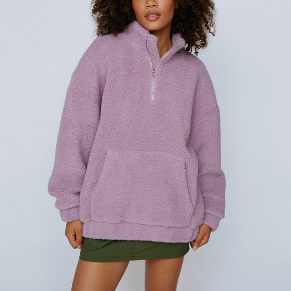 High quality zipper up sweatshirts customized fleece oversize sweatshirt hoodies