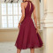 Custom dress | pure color dress | sleeveless dresses | chiffon dress | ruffles dress | summer dress