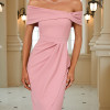 Custom |  Work Dresses | Personalized Designed Long Women's dress | Fashion lady elegant business dresses.