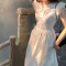 Custom Dresses | Embroidery Dresses | Dumbo Disc Button Dresses | Short Sleeve Lady Summer Dresses