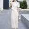Custom | short sleeve dresses | new vintage chinese style dresses | wrapped hip length dresses