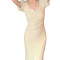 Custom | temperament dresses | vintage French dresses | short sleeve hip pack dresses | square neck long dresses