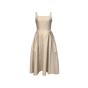 Custom | summer skinny slip dresses | women goddess French sweet design dresses | vest puffy dresses