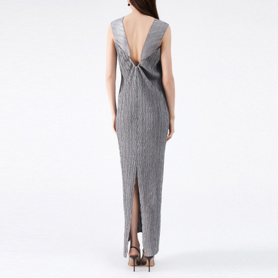 Custom | summer dresses | new two-piece temperament dresses | slim long bussiness dresses | fashion pleated dresses