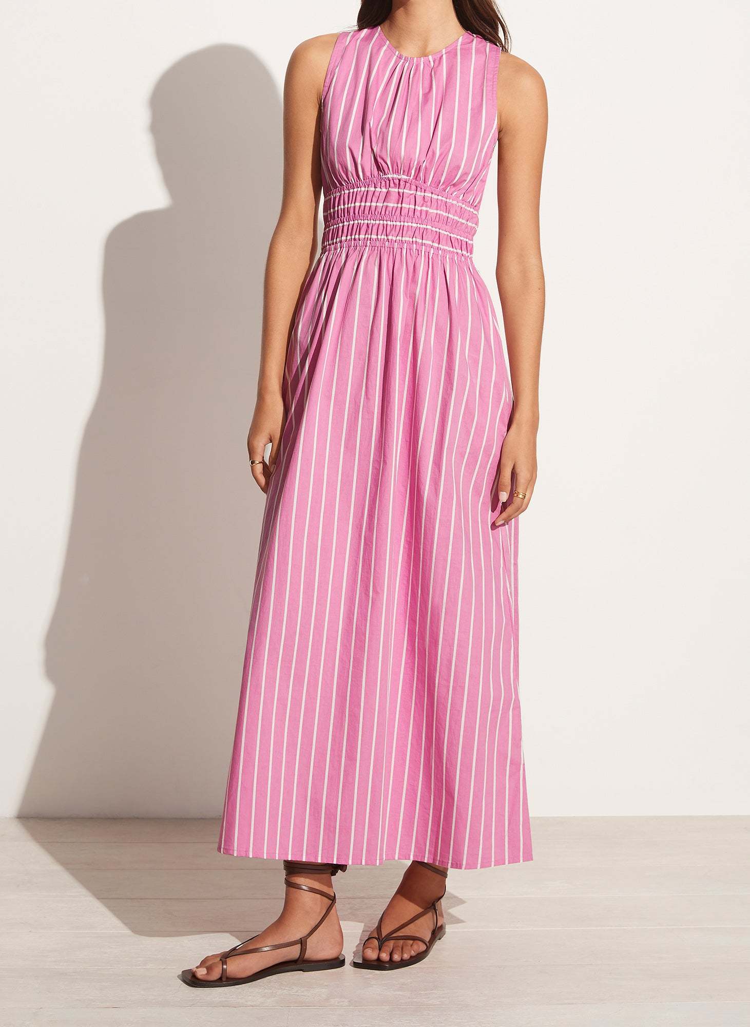 midi sleeveless cocktail and party dress