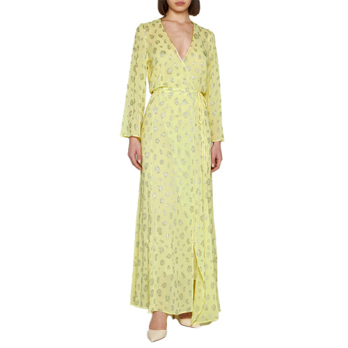 Custom | Floral-Print Dresses | Temperament Casual Dress | V-neck elbow sleeve dress |  For summer 2023.