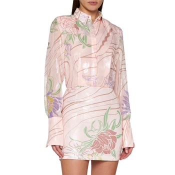 Custom | summer dresses | floral print style dress | sexy flair Long sleeve mini dress