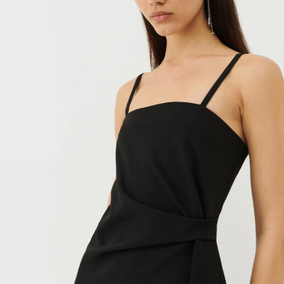 Custom dress | 2023 summer elegant temperament dresses | women's camisole casual dress | solid color casual dress