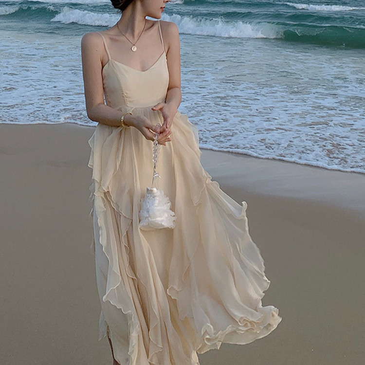 slip beach long dresses