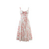 Custom dresses | floral dresses for summer | new French vintage square neck dresses | mid length casual dresses
