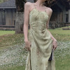 Custom dresses | new print slip dresses | summer women's new temperament dresses | gentle waistless long dresses
