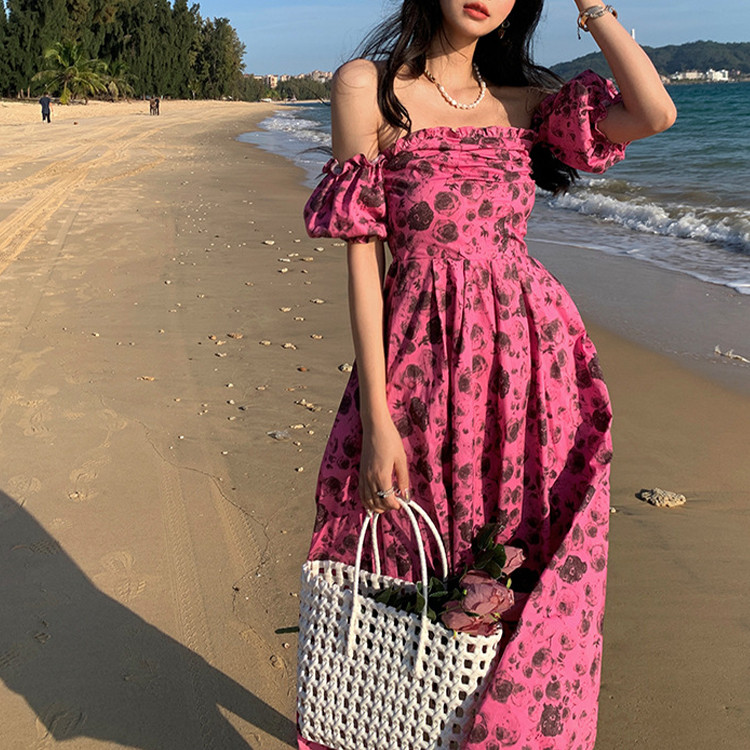 rose red seaside resort beach dresses