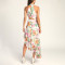 Custom dresses | fashion women's new dress | elegant floral print dress | hanging neck casual dress