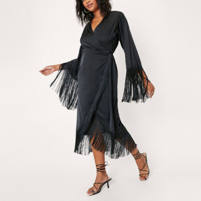 Custom dresses | fashion women's 2023 new | tassel dress female senior sense dresses | blazer dress