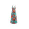 Custom Australian niche new dress | pleated backless dress | V-neck versatile resort dress
