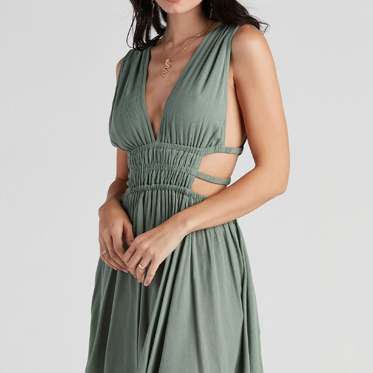 sexy style rayon dresses