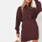 Custom dresses | fashion women's 2023 new dress | Long-sleeved sweatshirt dress| hooded dress