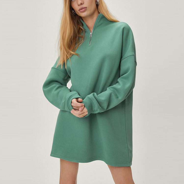long-sleeved casual sports dress