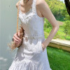 Custom new dress | high waist cutout V-neck dress | sleeveless irregular dress | OEM dress