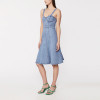 Custom dresses | summer dresses | minimalist suspender dress | denim dress