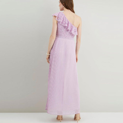 Custom dresses | fashion women's 2023 new dress | ruffled design embroidered dress |  tencel dress