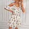 Custom dresses | fashion women's 2023 new dress  | resort style dress| floral chiffon dresses