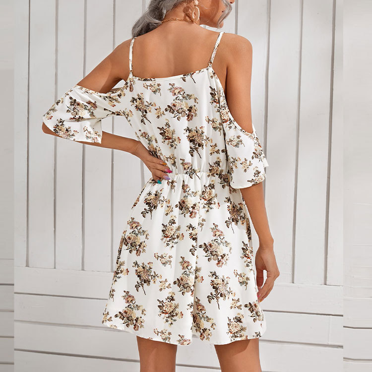 resort style floral chiffon dresses