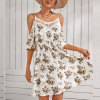 Custom dresses | fashion women's 2023 new dress  | resort style dress| floral chiffon dresses
