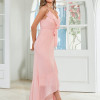 Custom summer dress | niche new ruffle dress | double lace-up fashion dress | temperament chiffon dress