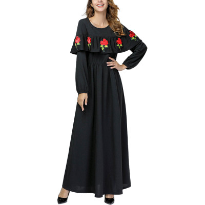 Custom spring dress | long sleeve new crewneck dress | nipped-in waist dress