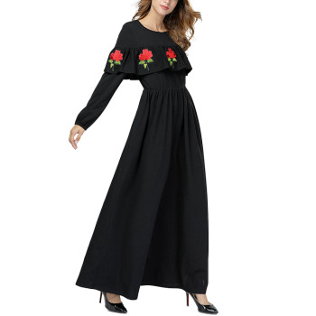 Custom spring dress | long sleeve new crewneck dress | nipped-in waist dress