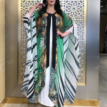 Custom fashion dress | O-neck long dress | Muslim dress | spring robe dress