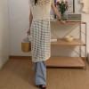 Custom vintage dress | cutout mesh dress | knitted dress | resort style sleeveless dress