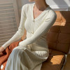 Custom dress | knitted dress | long temperament dress | skinny sweater dress
