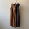 Custom pleated dress | sleeveless dress | ladies' new summer dress | bow tie maxi dress