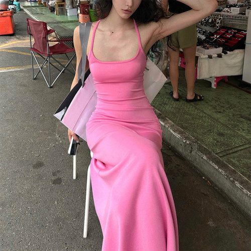 Custom slip dress | women summer dress | solid color dress | hot girl slim dress