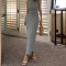 Custom French vintage dress | Hepburn-inspired dress | sleeveless long dress | cinched waist slim dress
