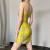 Custom fashion dress | summer sexy dress | slim dress | printed slip dress