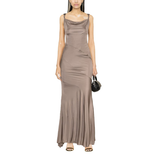 Custom dresses | fashion women's 2023 new dress  | Sleeveless Maxi Dress | chiffon dresses