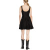 Custom elegant dress | mesh oil painted gradient pockets dress | black  mini dress