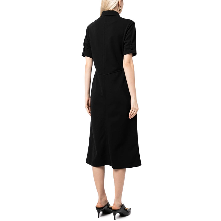 minimalist zip dress
