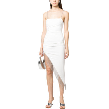 Custom elegant dress | sophisticated dress | strappy split-leg maxi dress