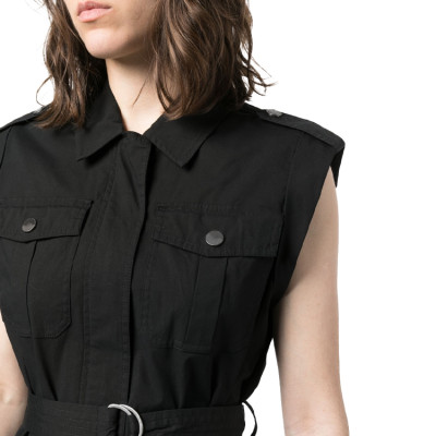 Custom elegant dress |underwired jersey dress | sleeveless cargo dress