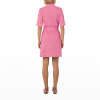 Custom elegant dress | pink short sleeves bodycon dress | blazer denim shirt dress