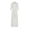 Custom elegant dress | long sleeves bodycon dress | white pocket shirt dress