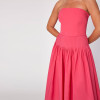 Custom elegant dress | pelisse knot halterneck dress | Off shoulder stain skirt dress