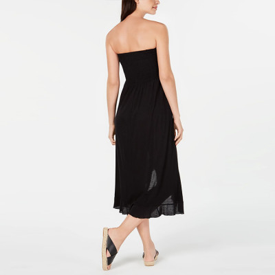 Custom elegant dress | pelisse knot halterneck dress | Off shoulder stain dress