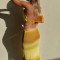 Custom American style dress | hot girl halter dress | gradient color dress | casual resort style dress